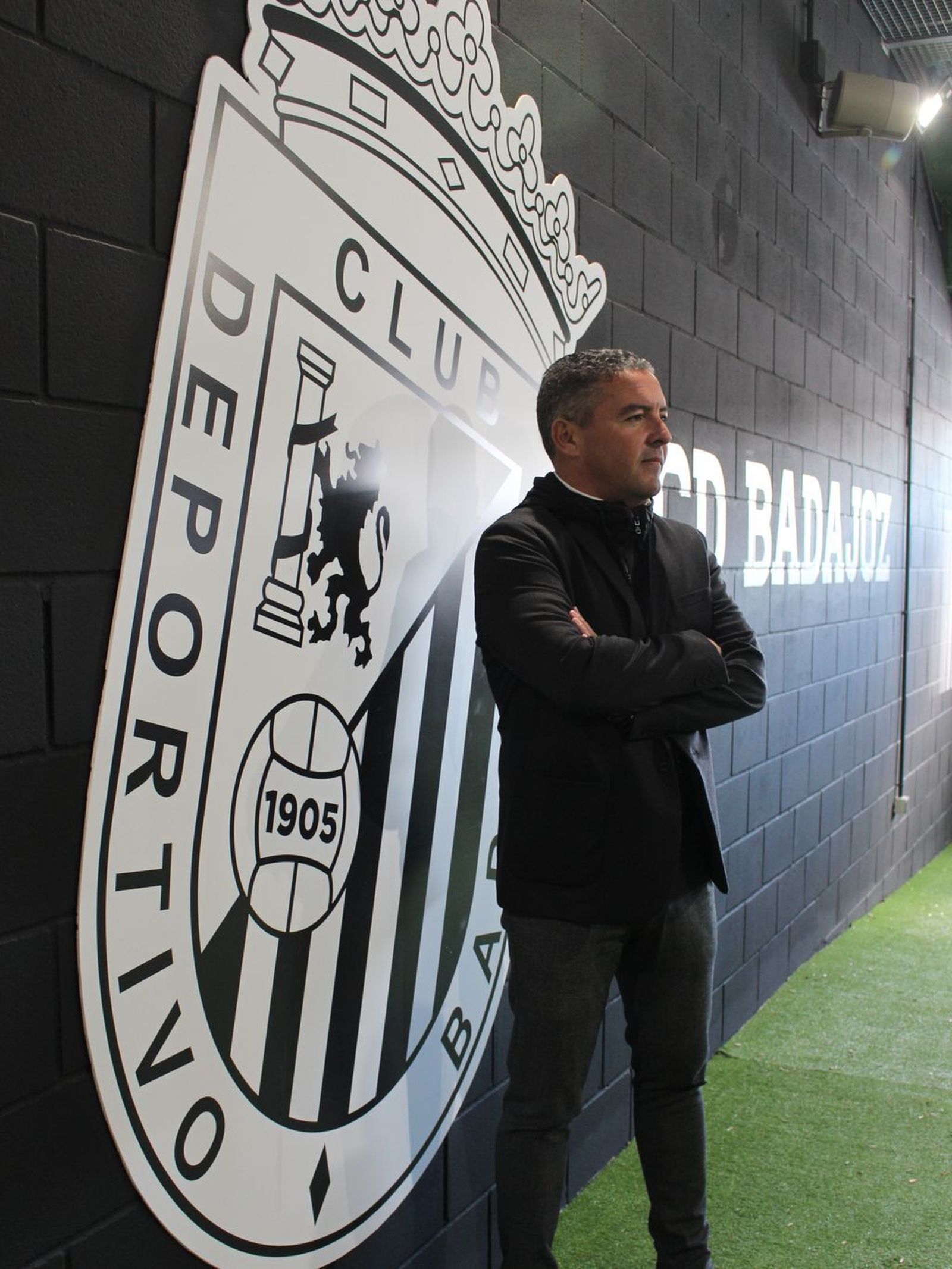 David Vizcaíno, en su etapa en el Badajoz.