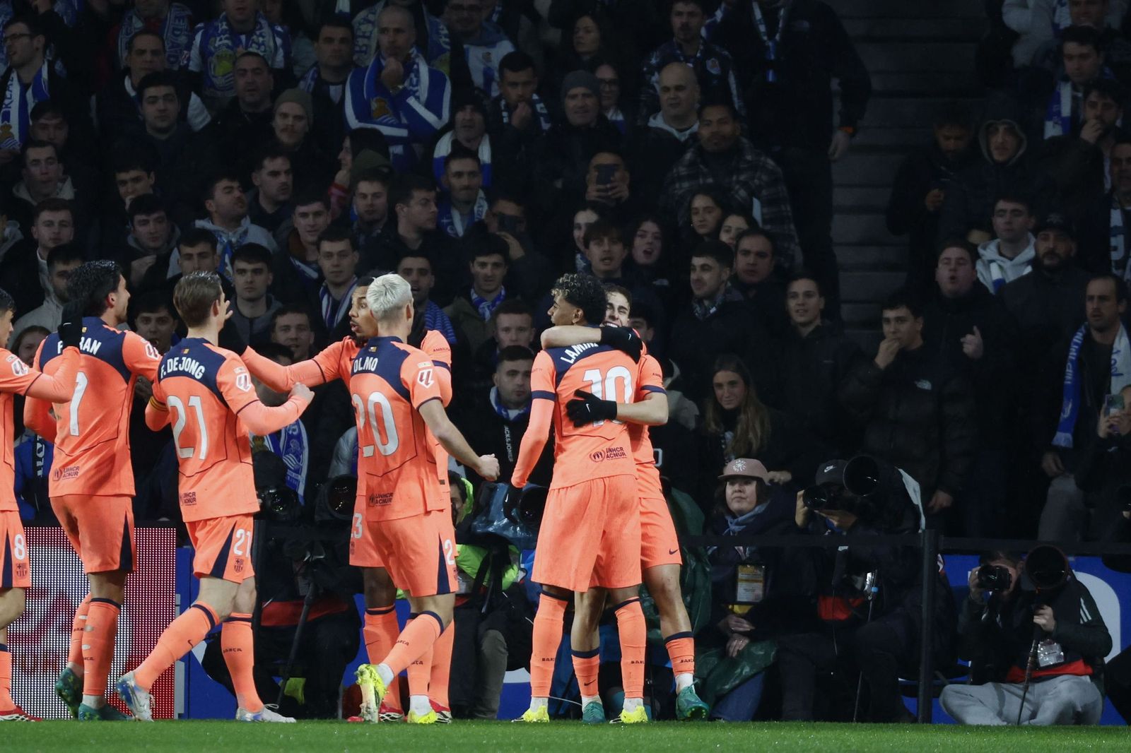 Las fotos de la derrota del Barcelona contra la Real Sociedad