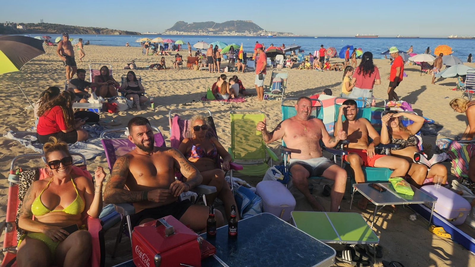 Así vivió el Campo de Gibraltar el España - Inglaterra de la Eurocopa