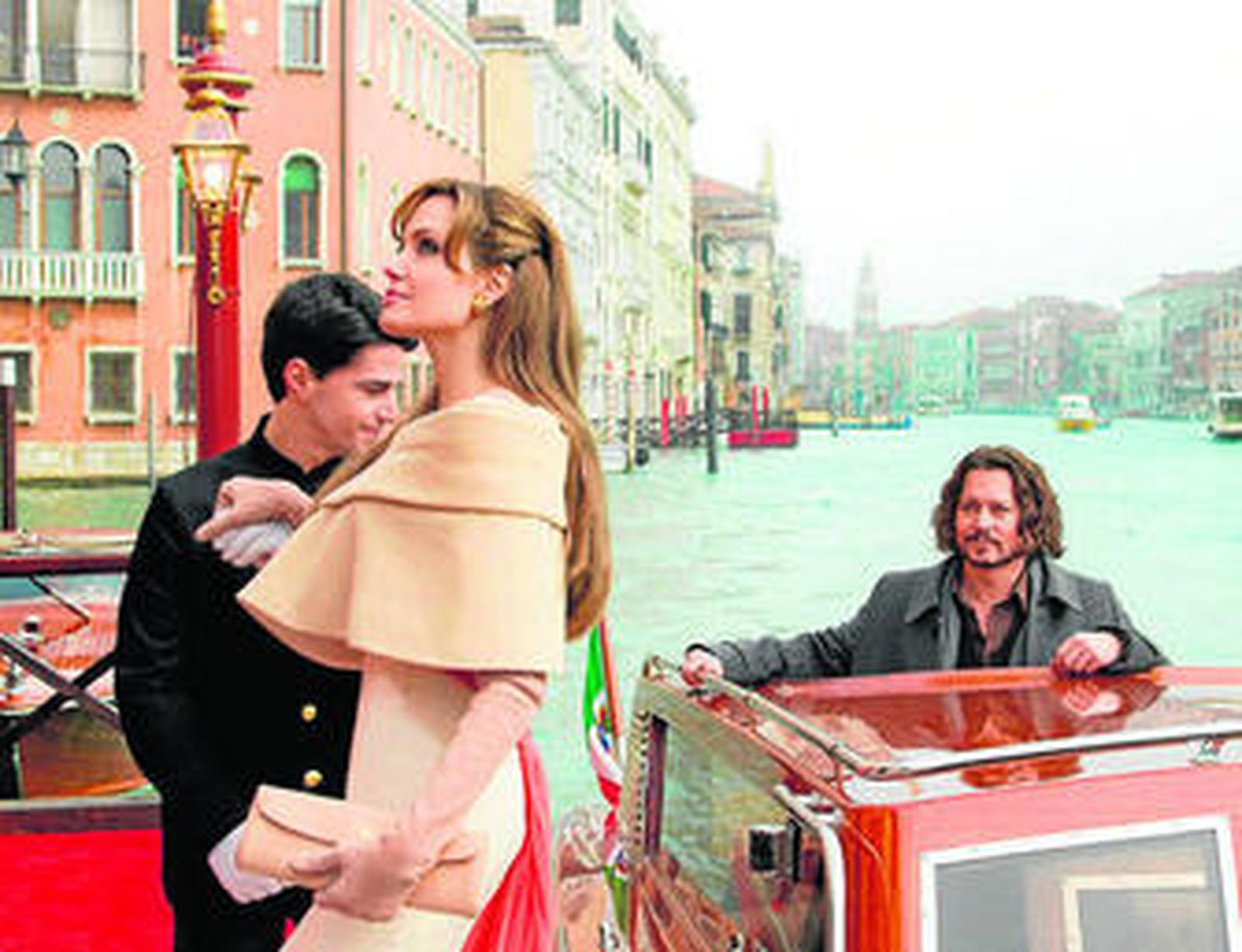 Venecia es el telón de fondo de las aventuras de 'The Tourist'.