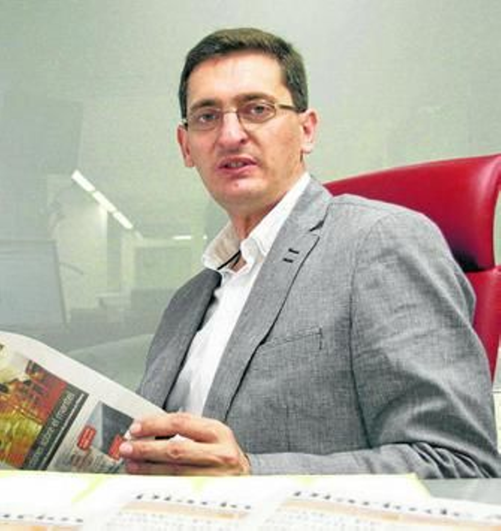 El secretario de organización del PSOE de Almería, José Luis Sánchez Teruel.