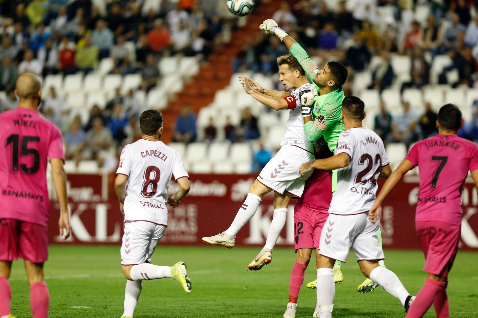 El Albacete-Málaga CF, en fotos