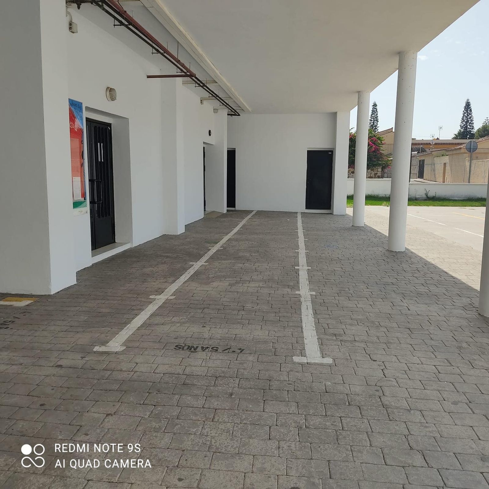 Instalaciones recién pintadas.