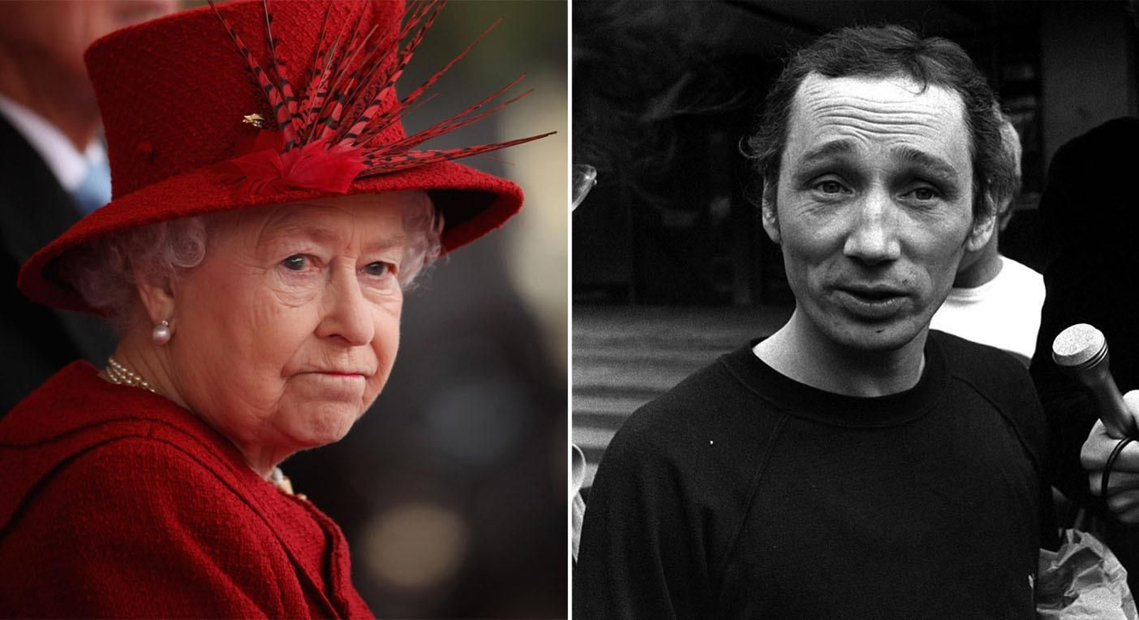 La reina Isabel II y Michael Fagan