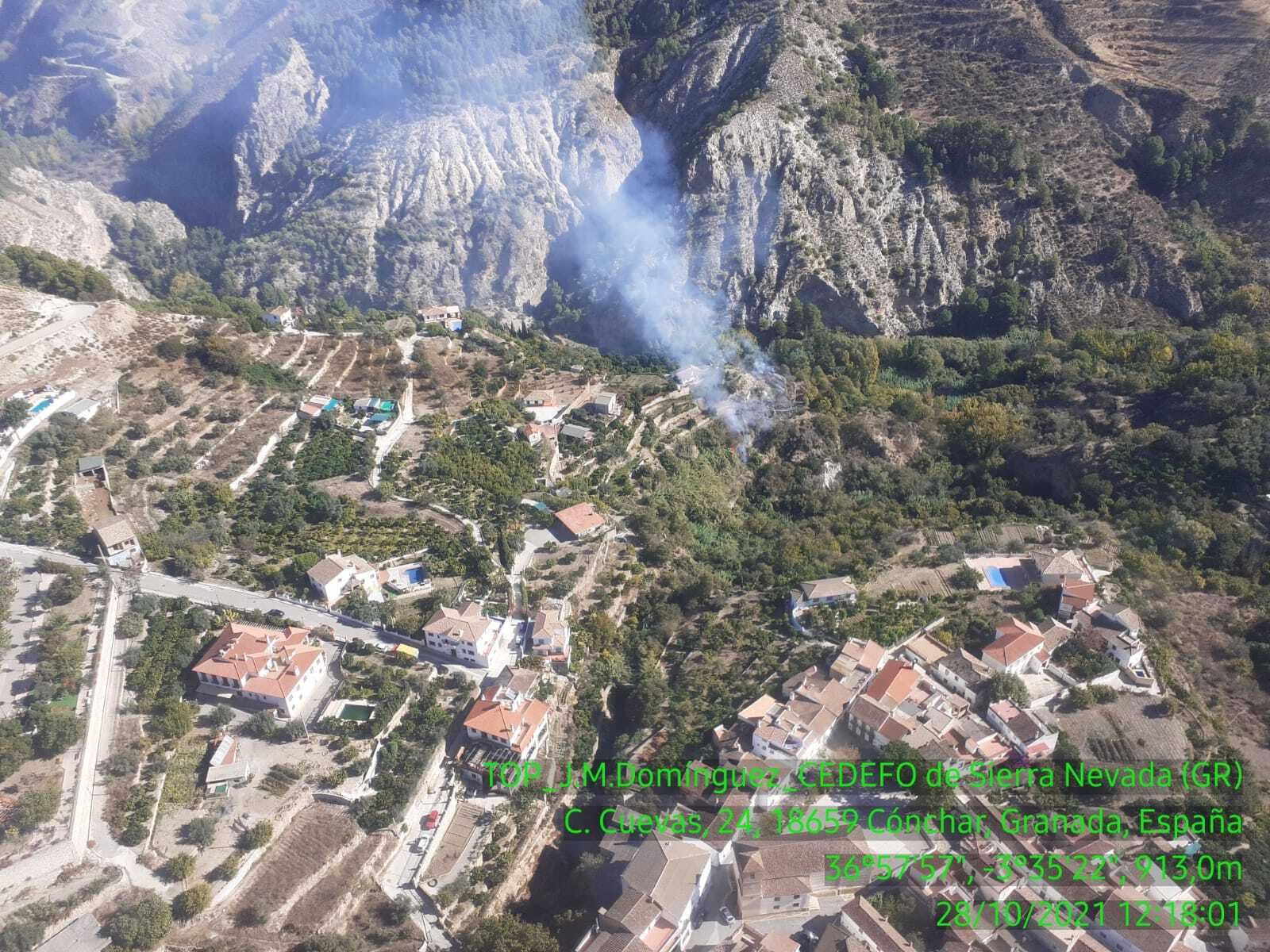 Incendio forestal declarado en Cónchar.