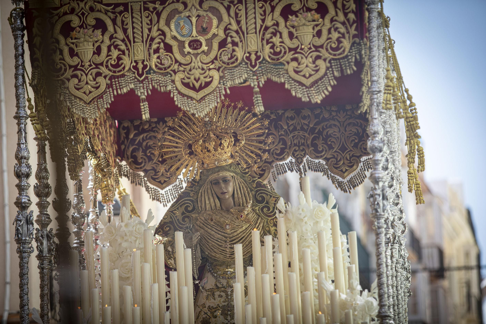 Las imágenes de la cofradía de Las Penas en la Semana Santa de Cádiz 2022