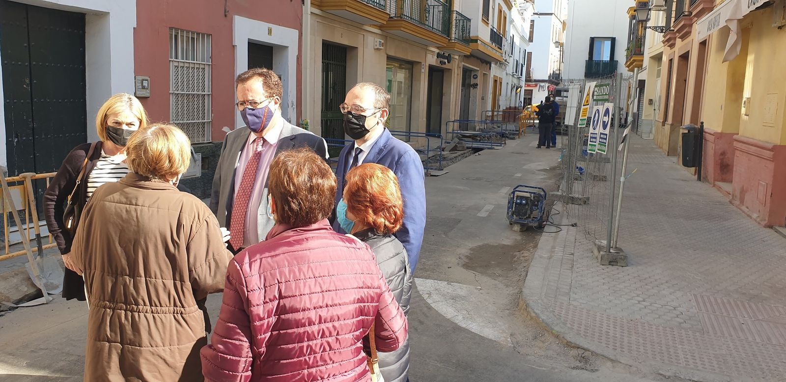 Avanza el programa de mejora de calles del Casco Antiguo con inversiones en Cerrajería y Marqués de la Mina