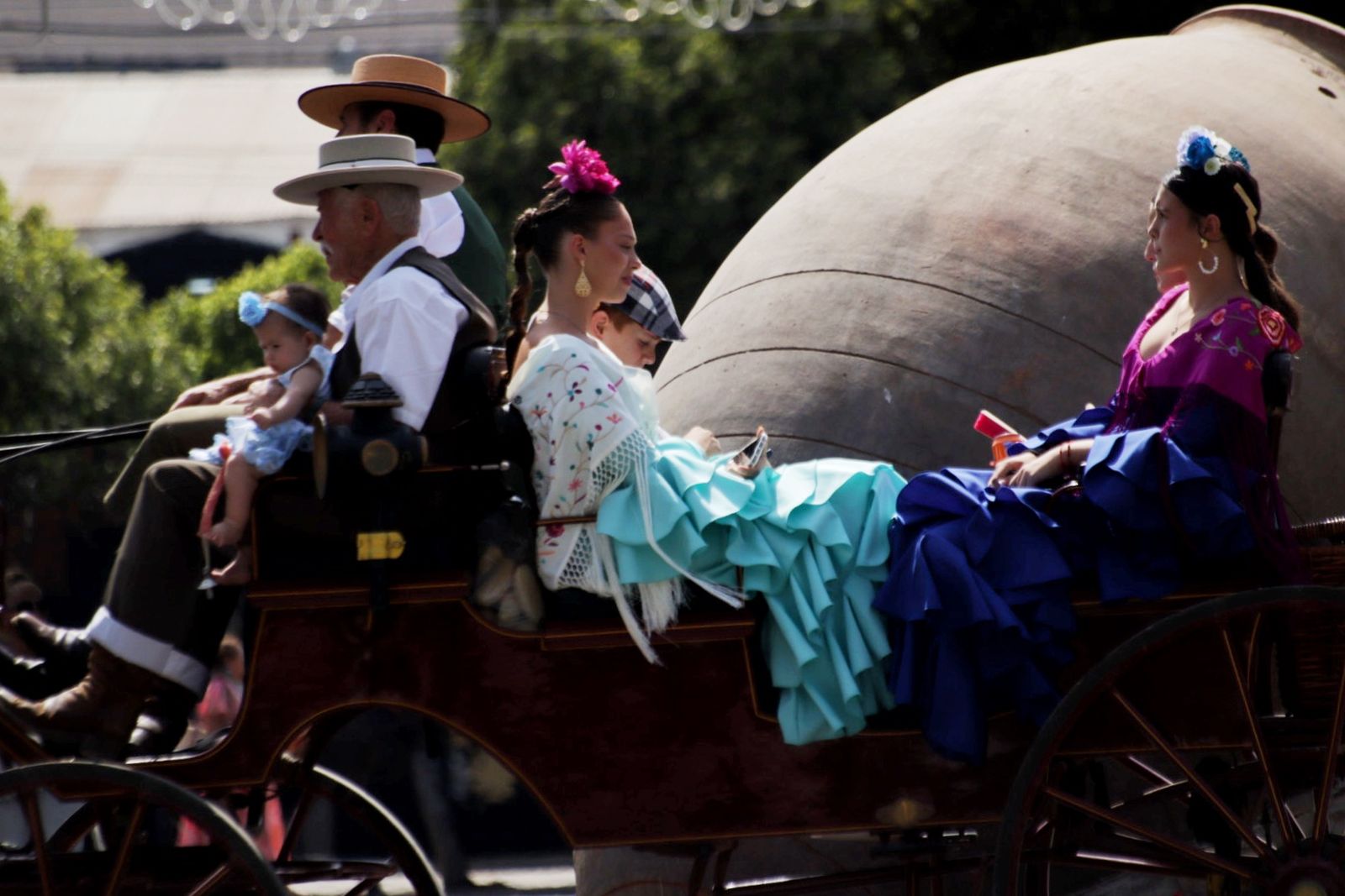 El estreno de la Feria de Málaga en el Real, en imágenes