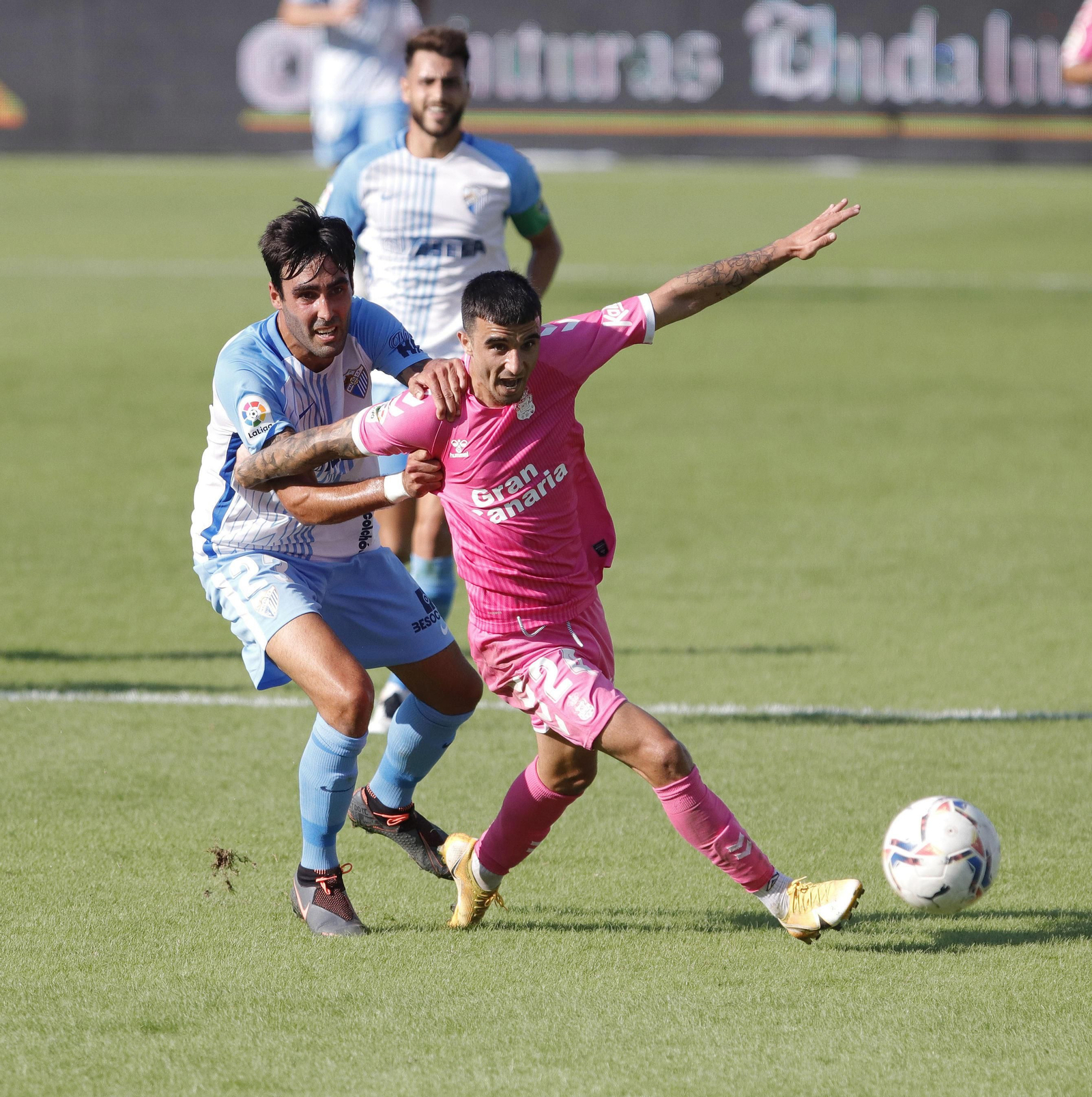 Robert, en un partido con Las Palmas de esta temporada.