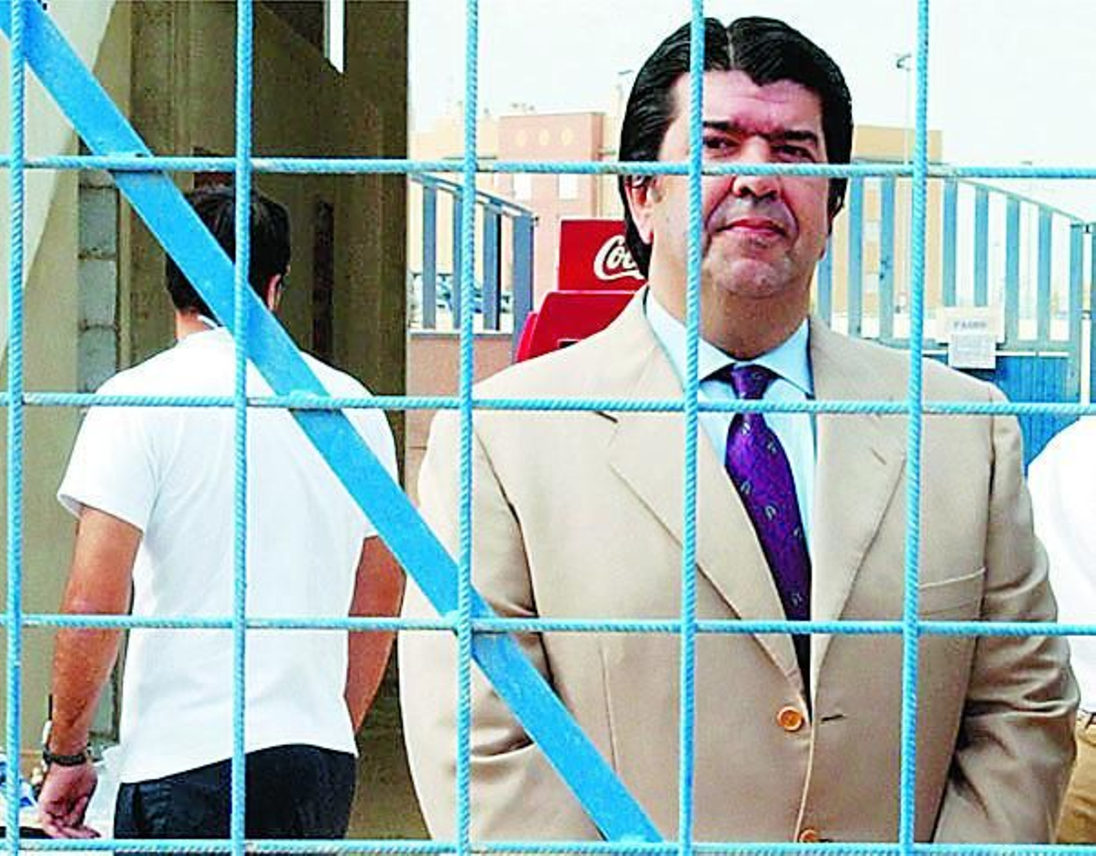 José María Gil Silgado, en el Campo de La Juventud tras aterrizar en el Xerez CD.