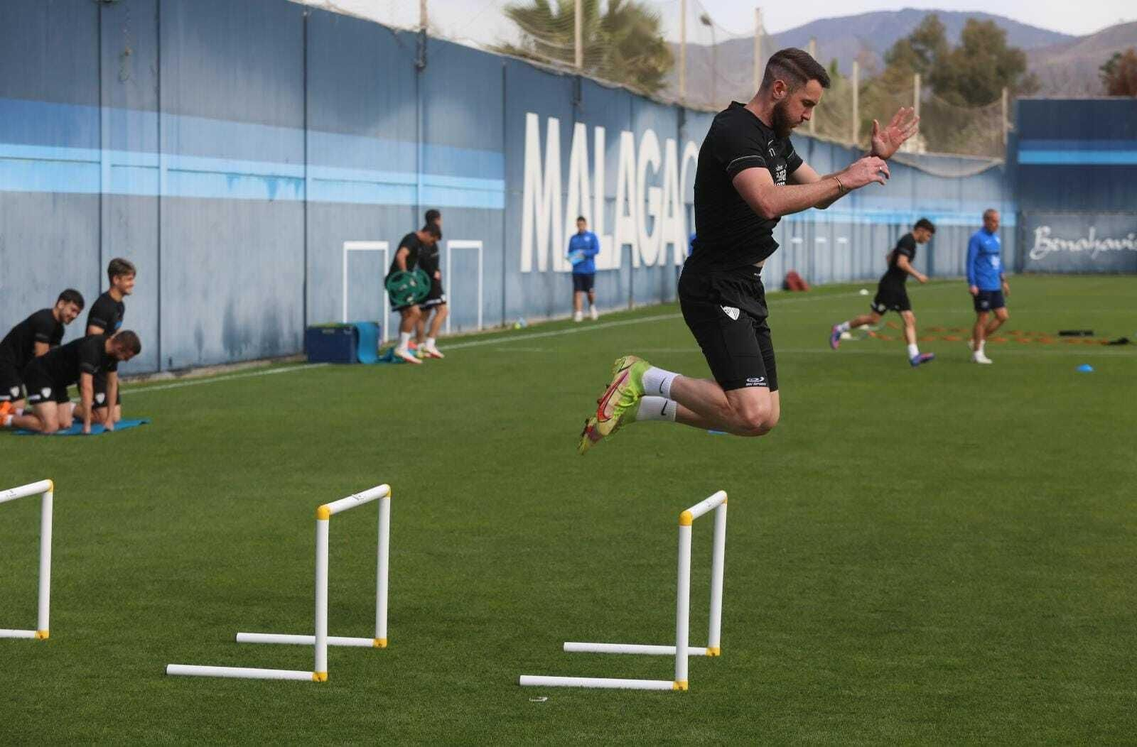 Las fotos del entrenamiento del Málaga