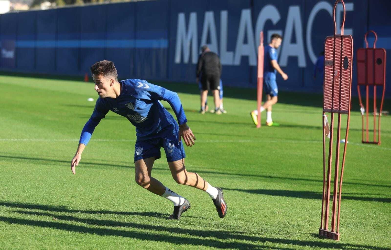 El entrenamiento del Málaga CF, en imágenes