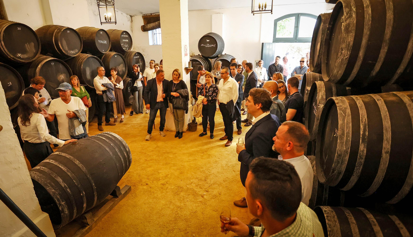 Cata de vinos de Álvaro Domecq en Jerez