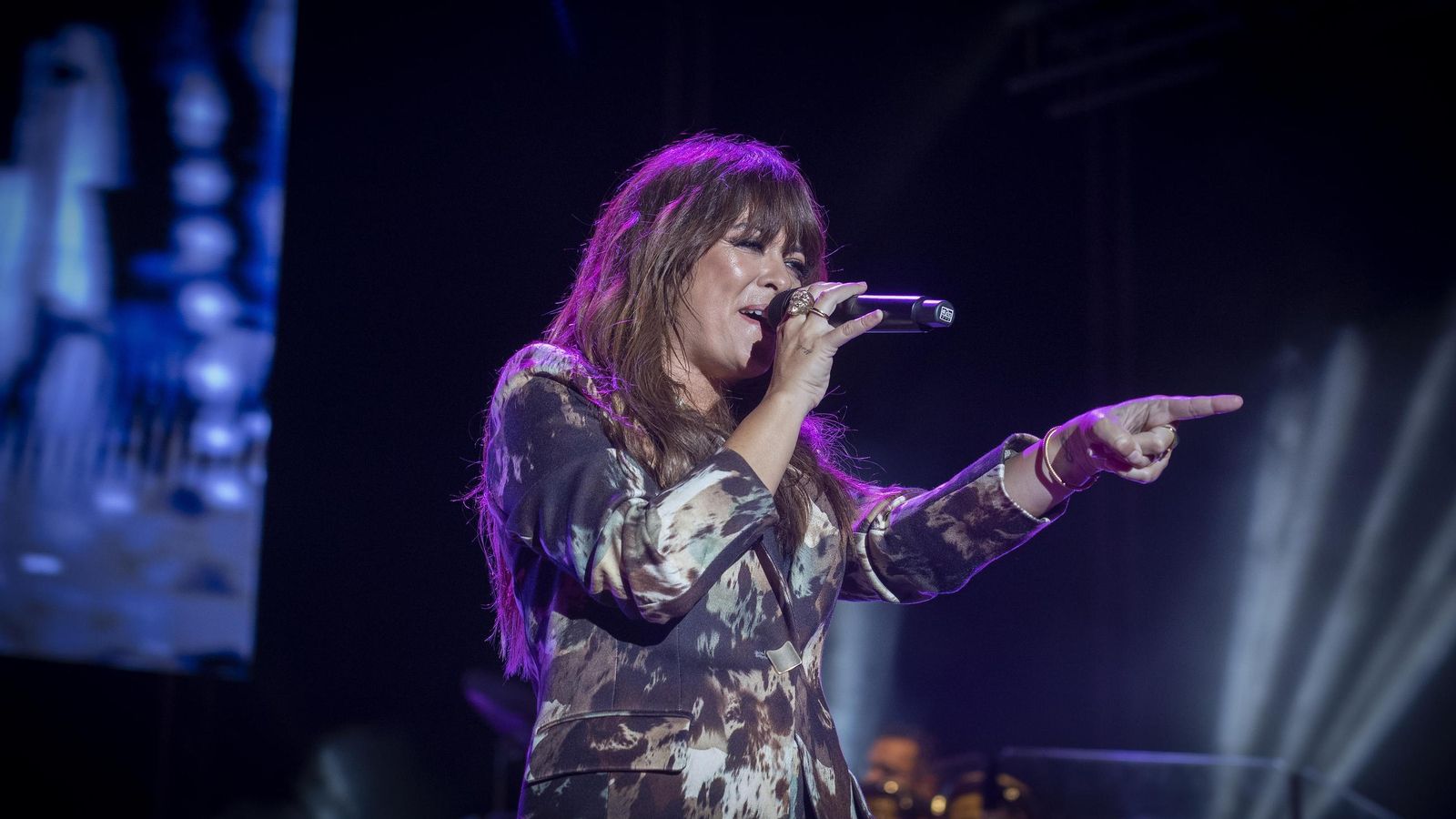 La cantante Vanesa Martín durante su última actuación en Sevilla.