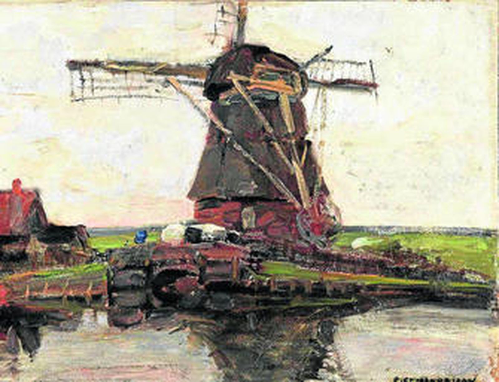 'Molino' (1905), del holandés Piet Mondrian.
