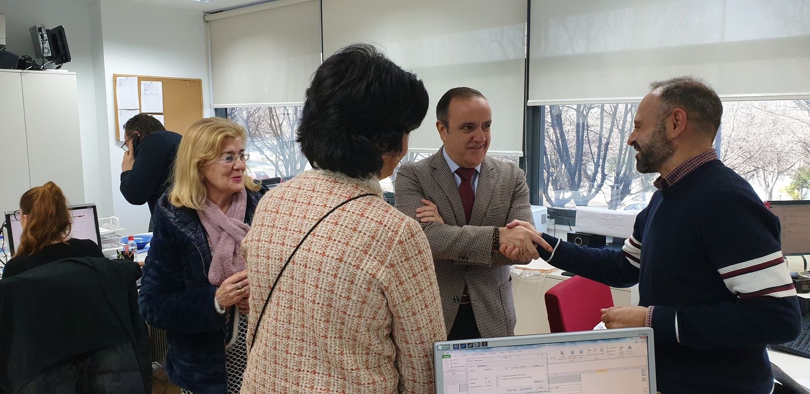 El delegado Francisco Páez, en el CREA.