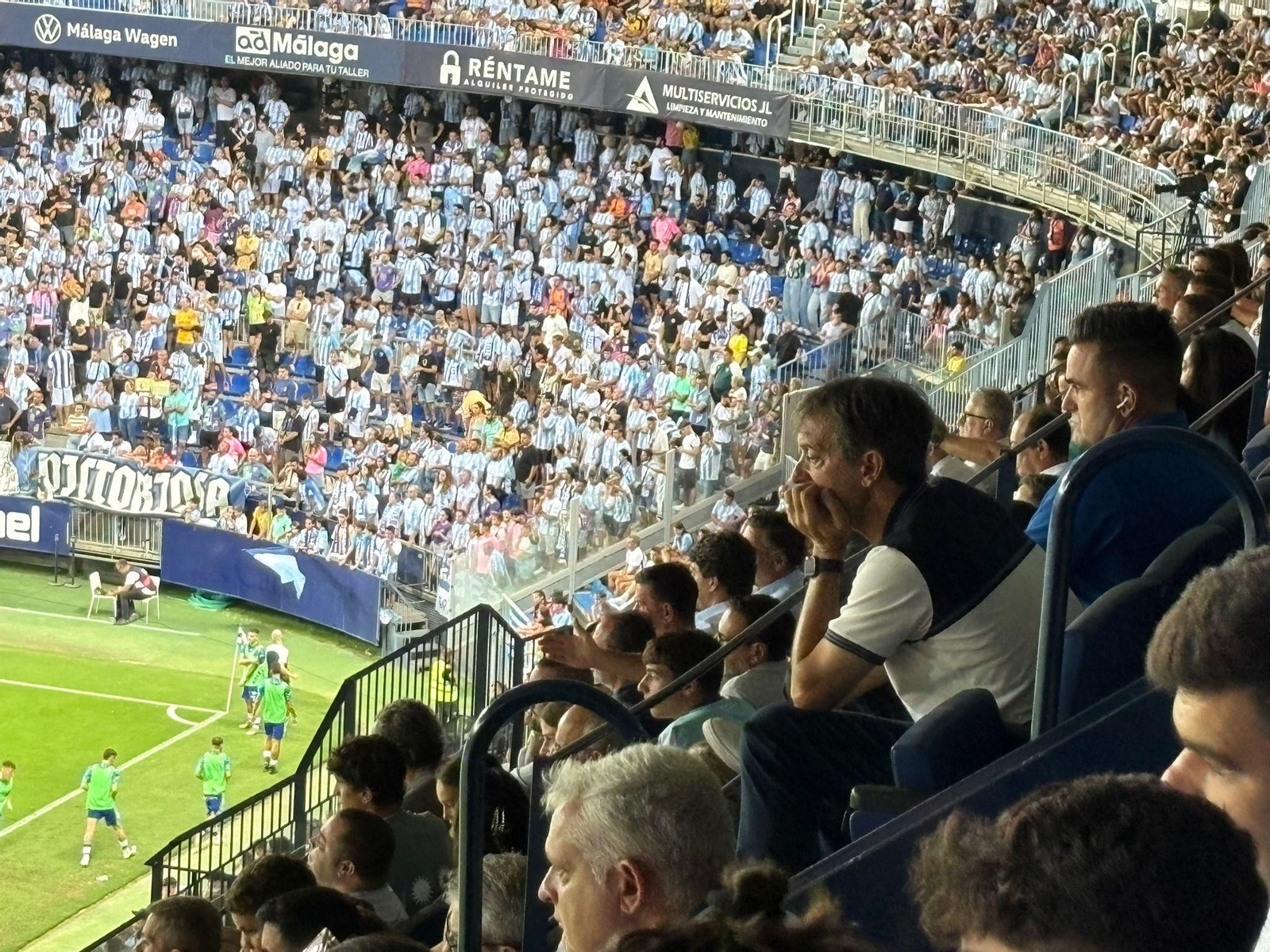 Pacheta, en La Rosaleda