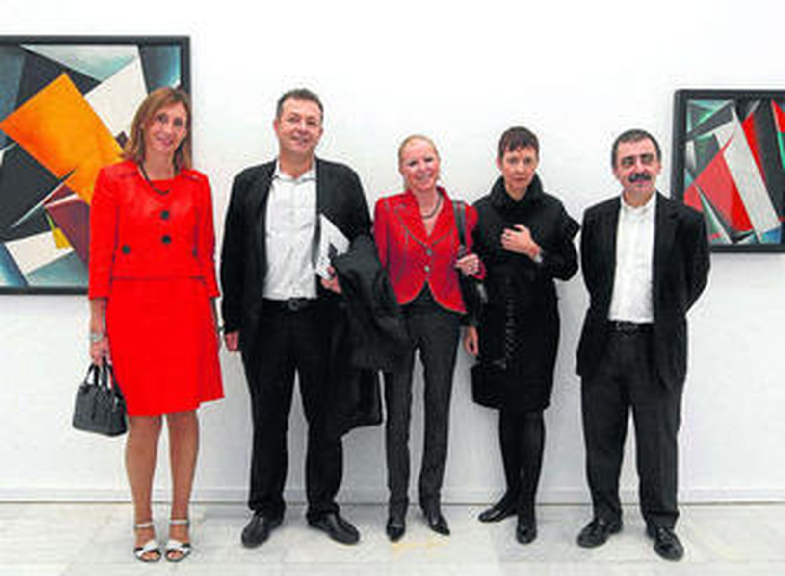 Margarita Tupitsyn (segunda por la derecha), en octubre en el Reina Sofía.