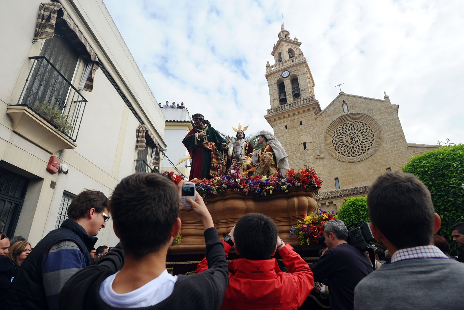 Nuestro Padre Jesús en su Entrada Triunfal, en San Lorenzo.