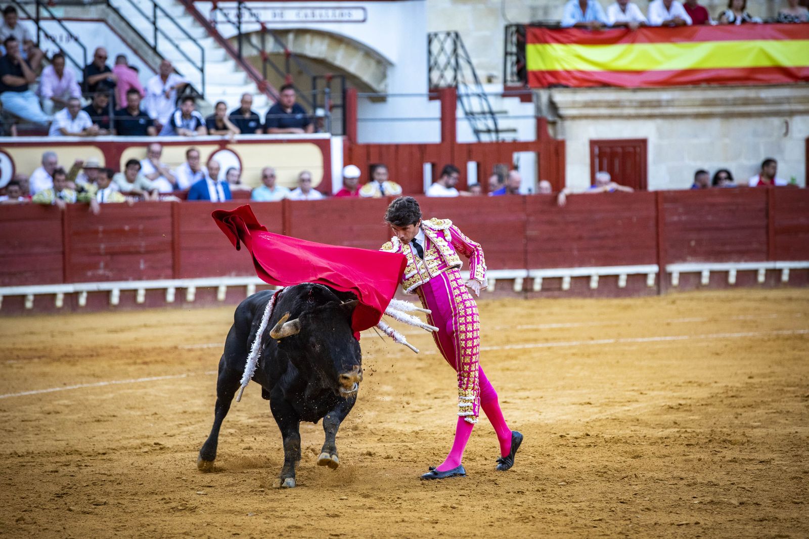 Diego Urdiales, Sebastián Castella y Daniel Luque, en la plaza de toros de El Puerto