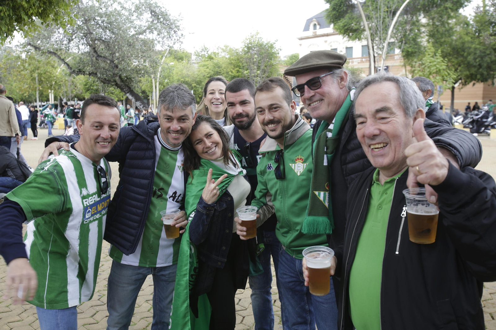 Afición Bética en la Alameda