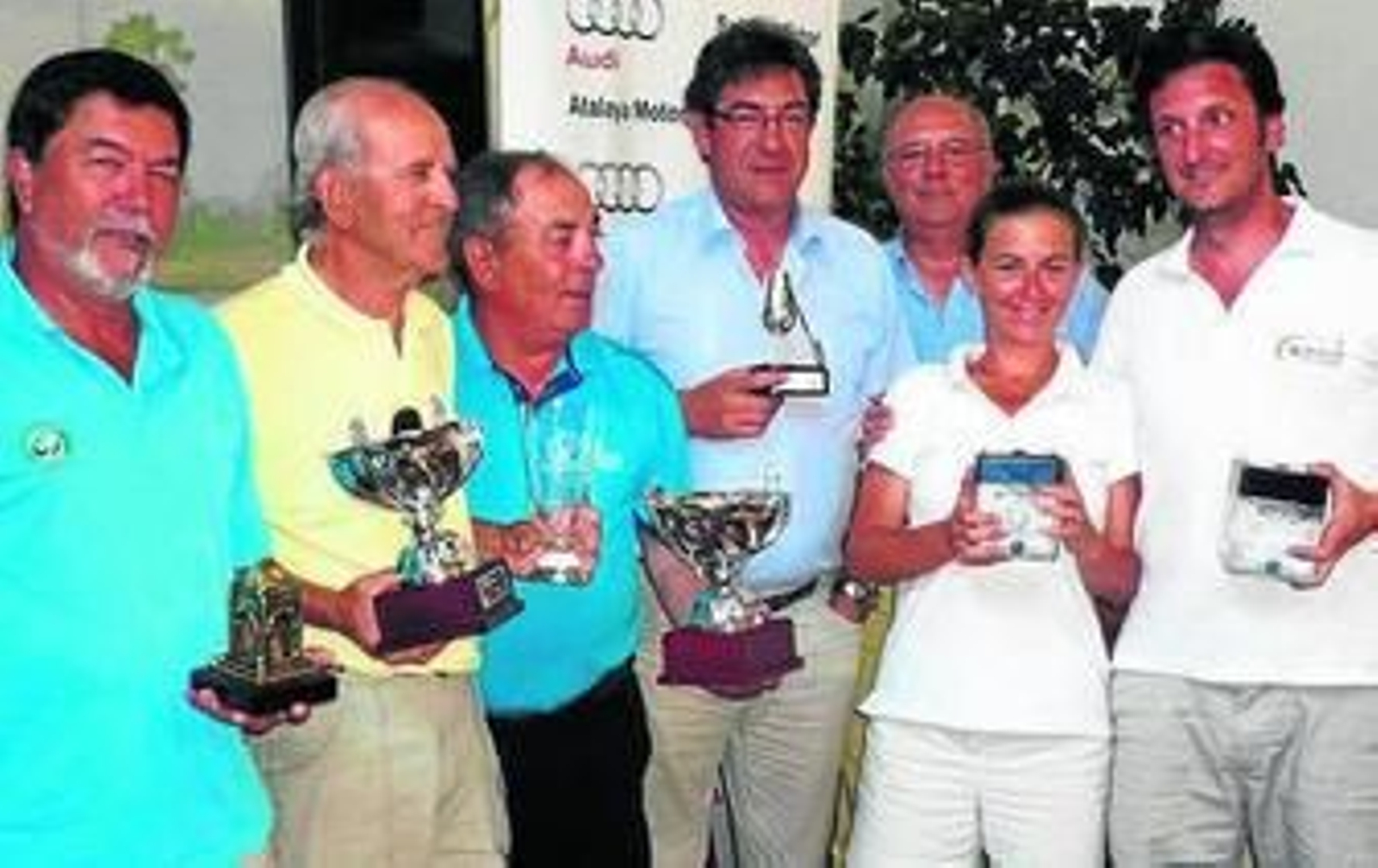 Los premiados en la cuarta cita del Circuito Audi.