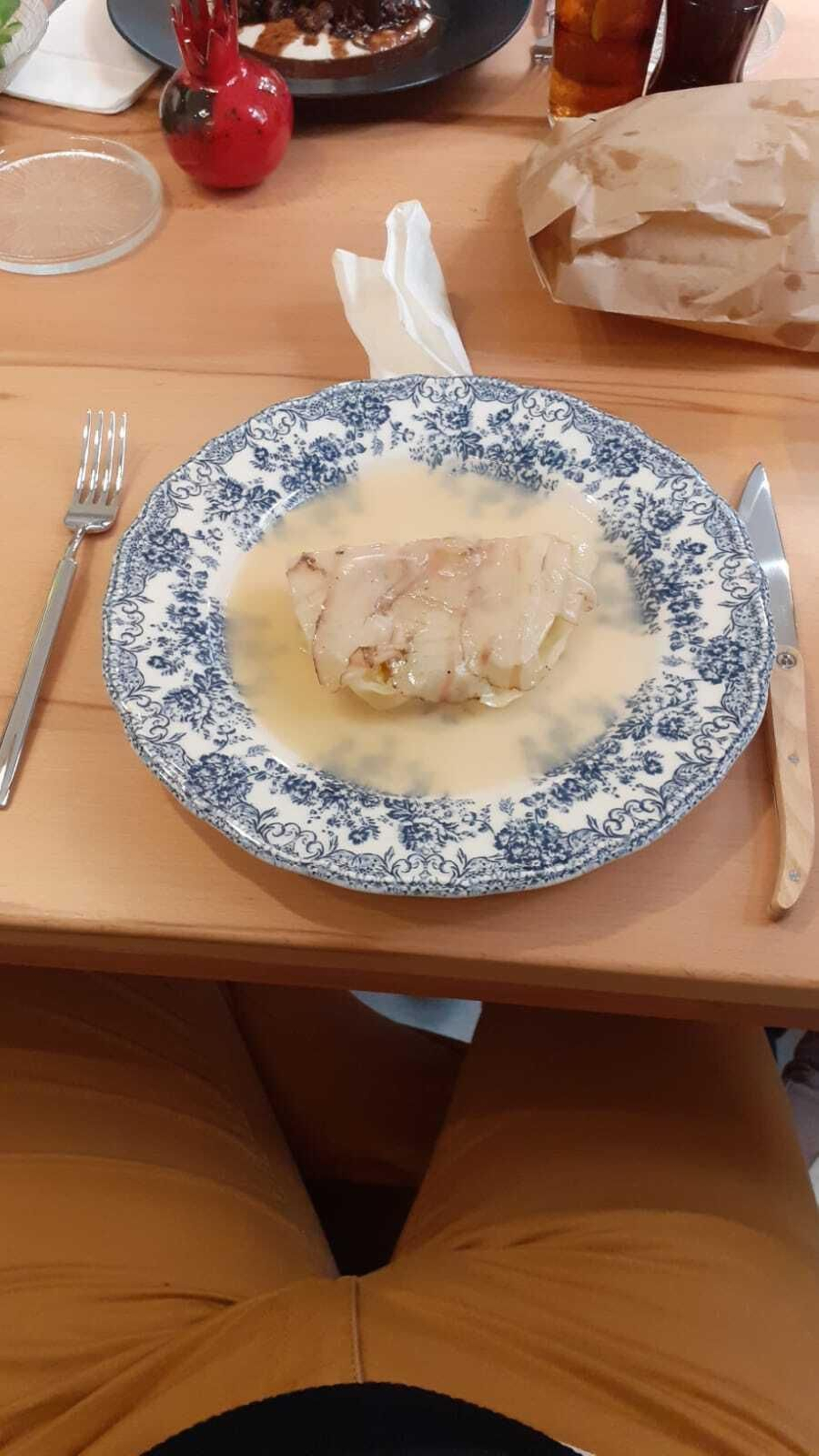 La col con 'guanciale'