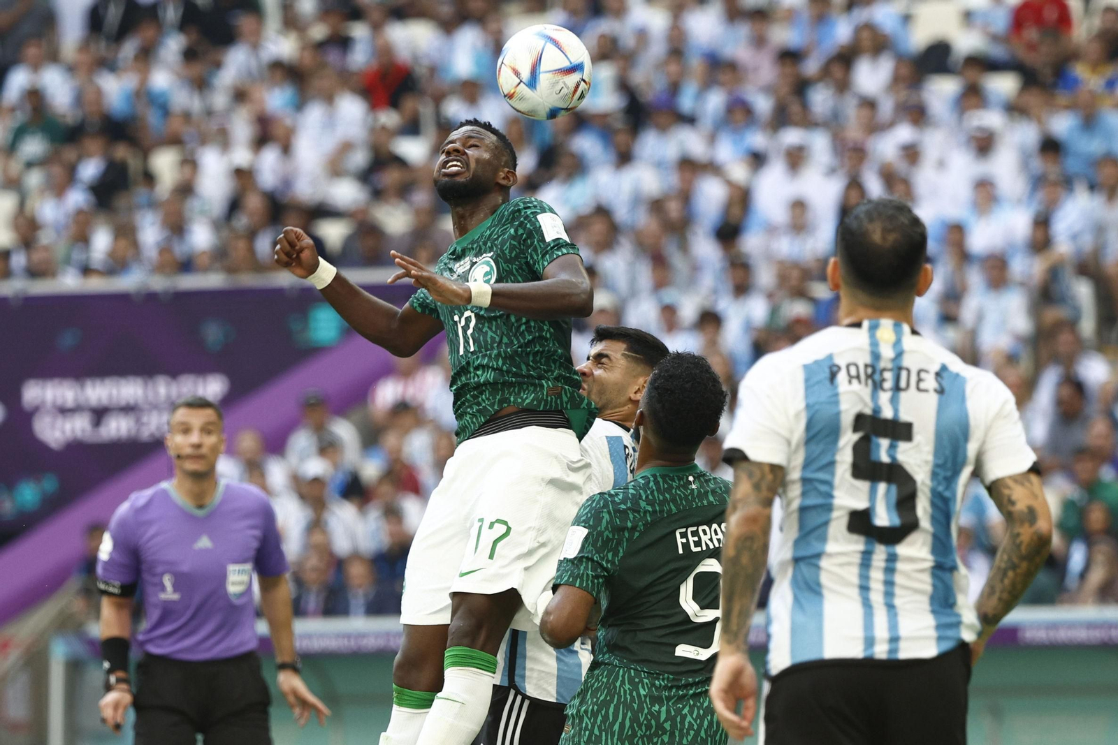 Las imágenes del Artentina - Arabia Saudí en el Mundial de Qatar