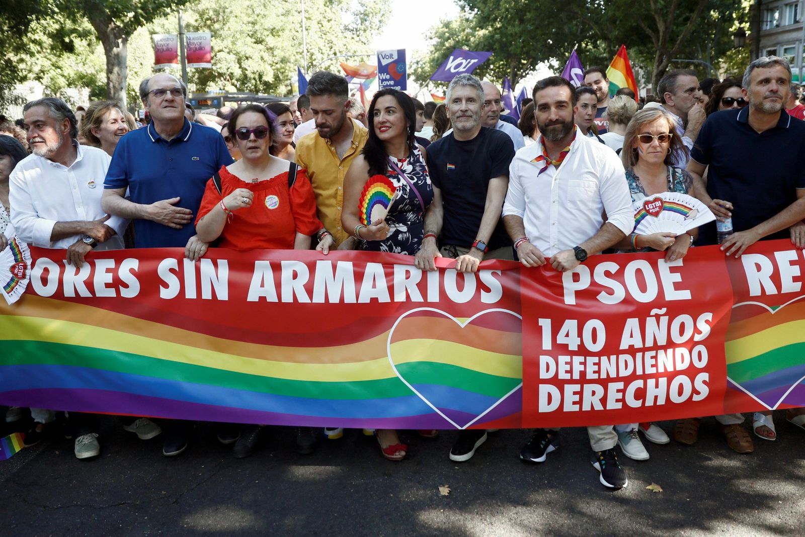 Manifestación del Orgullo LGTBI en Madrid.