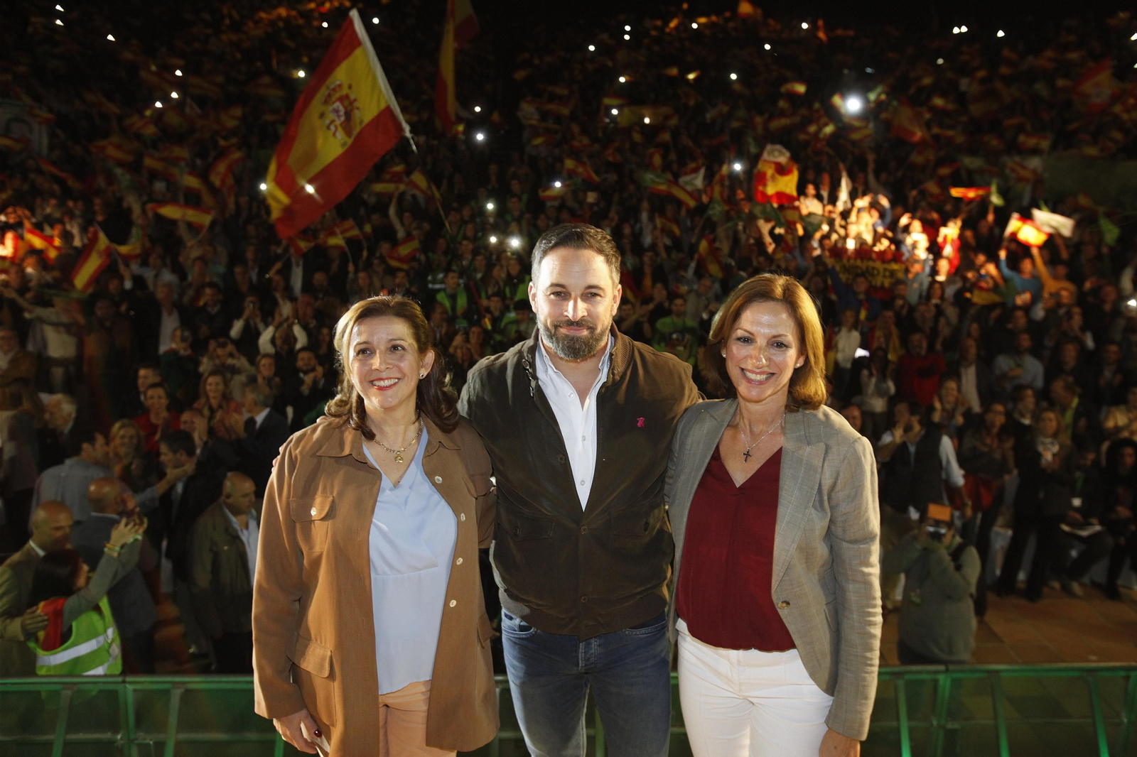 Mitin de Vox en Sevilla con Santiago Abascal