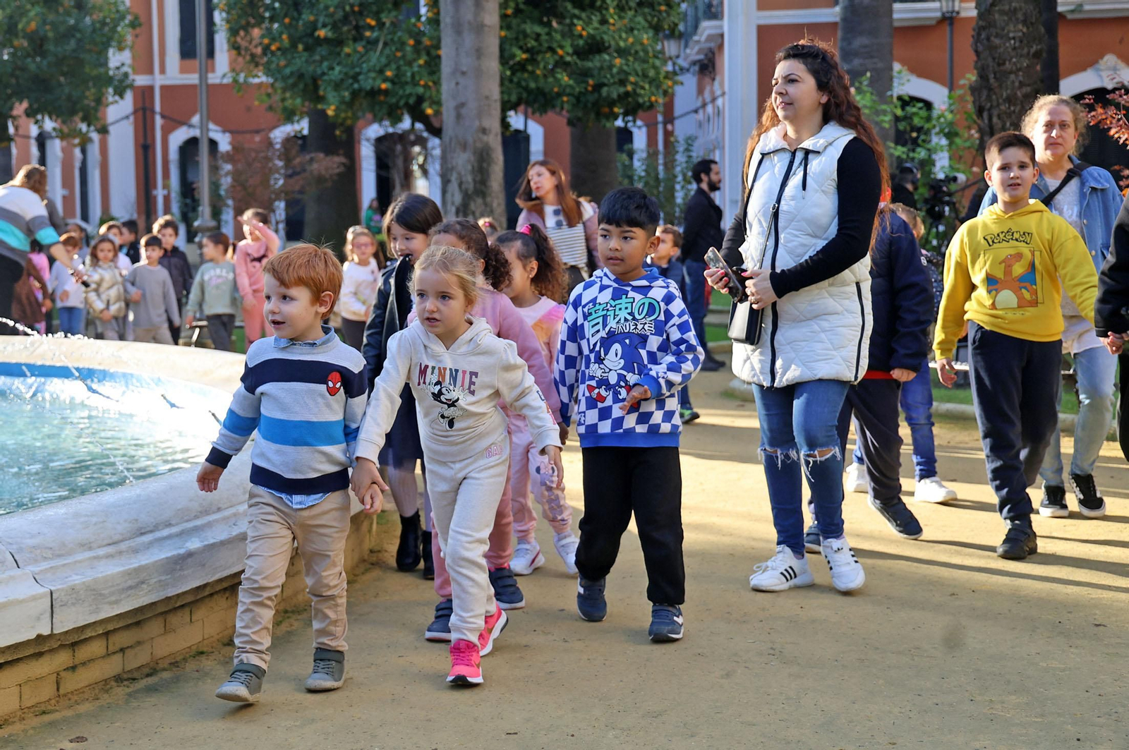 Imágenes de la sección Primera Pantalla para escolares y presentración de películas a concurso del 50 Festival de Huelva Cine Iberoamericano