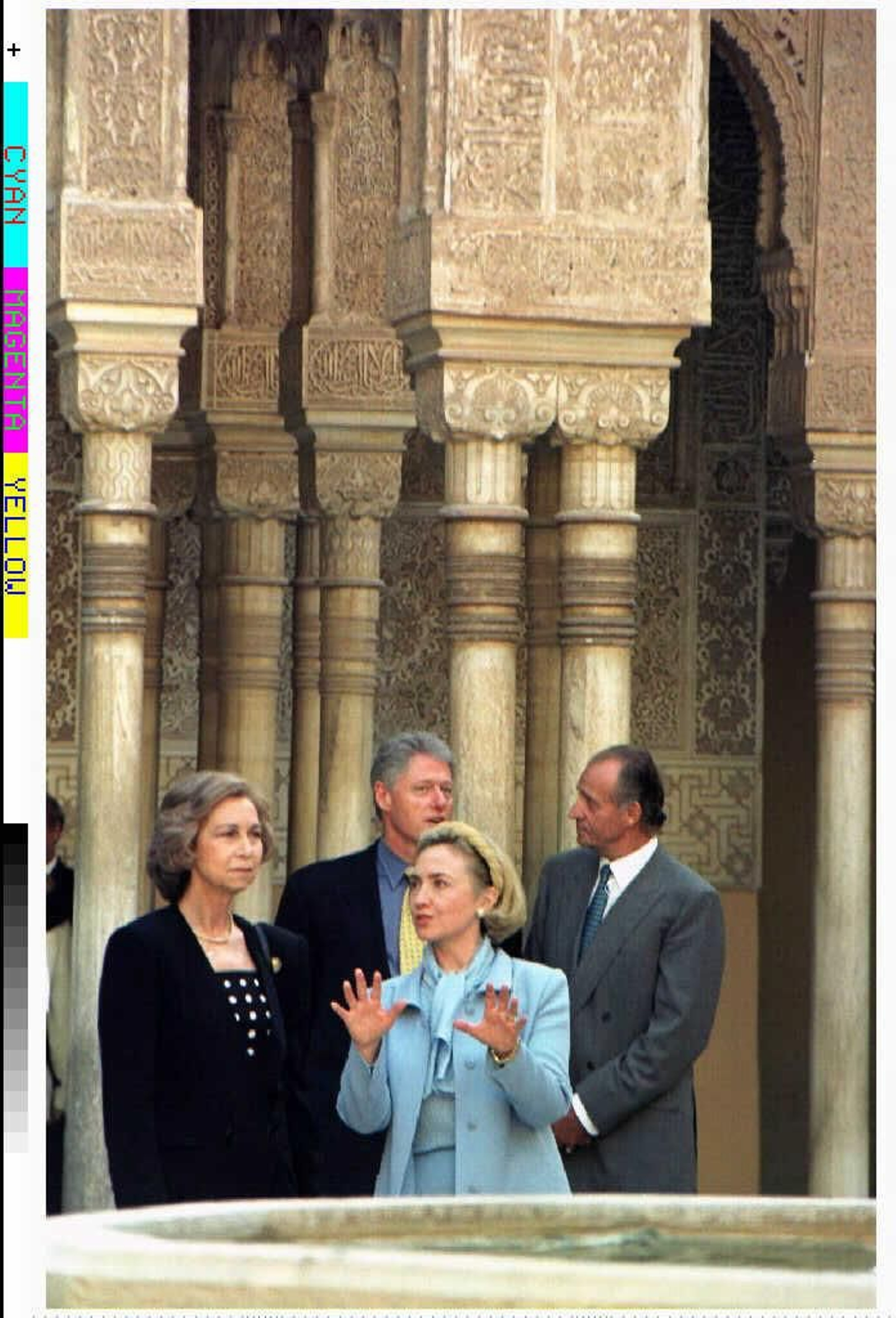 Con los Clinton en la Alhambra