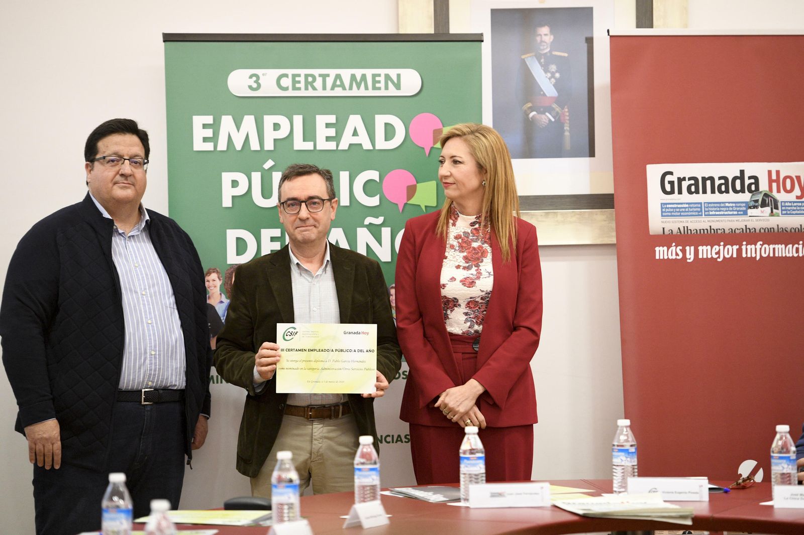 Nominada Administración y Otros Servicios: Pablo García, jefe de servicio de la Administración de Obras