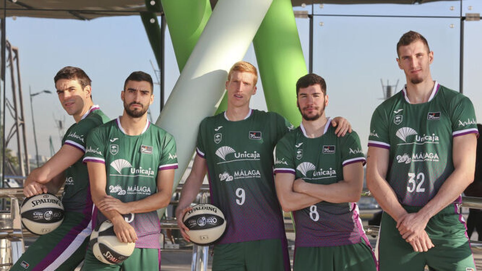 Carlos Suárez, Jaime Fernández, Alberto Díaz, Darío Brizuela y Rubén Guerrero.