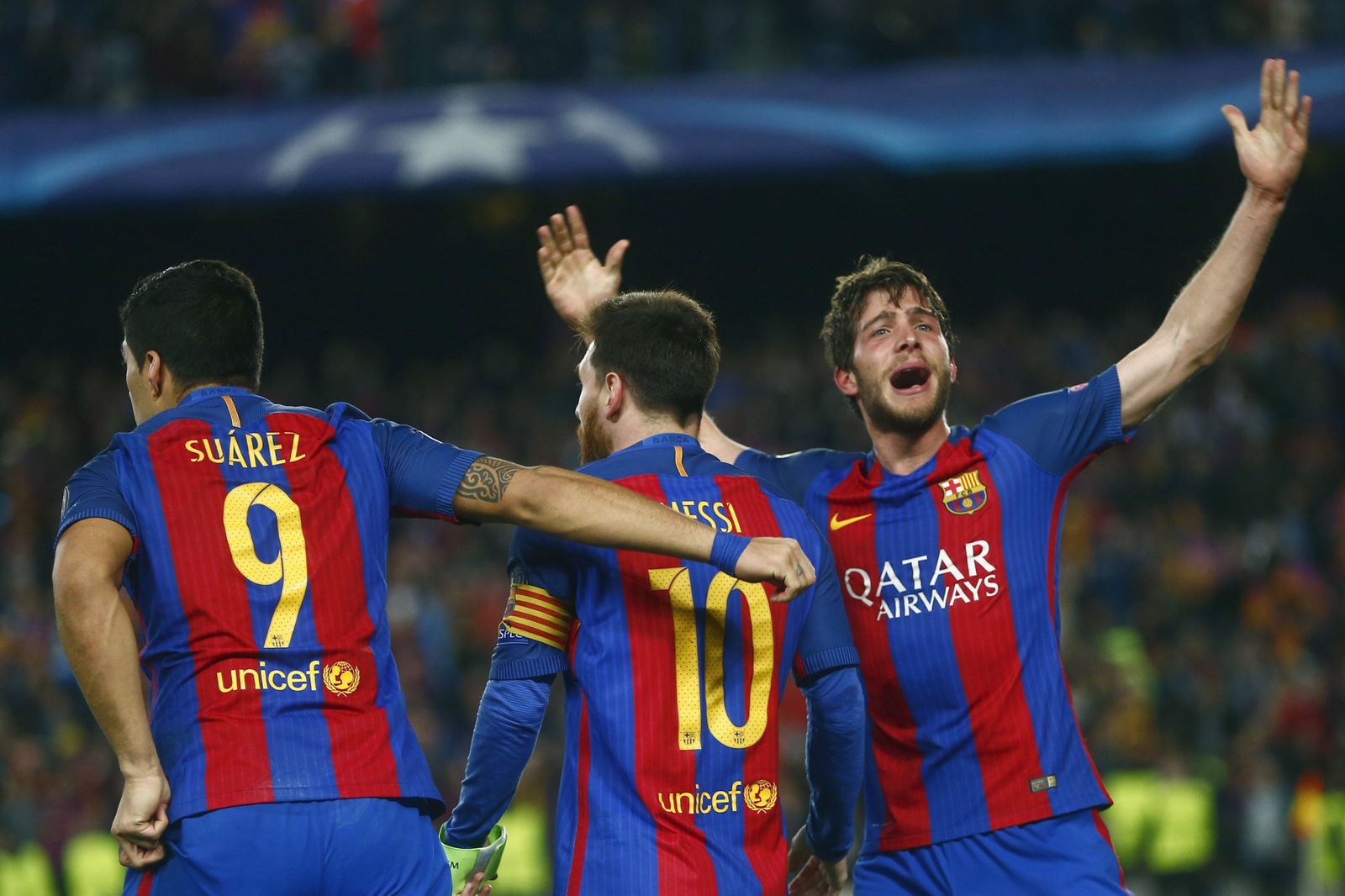 El Barcelona-PSG, en imágenes