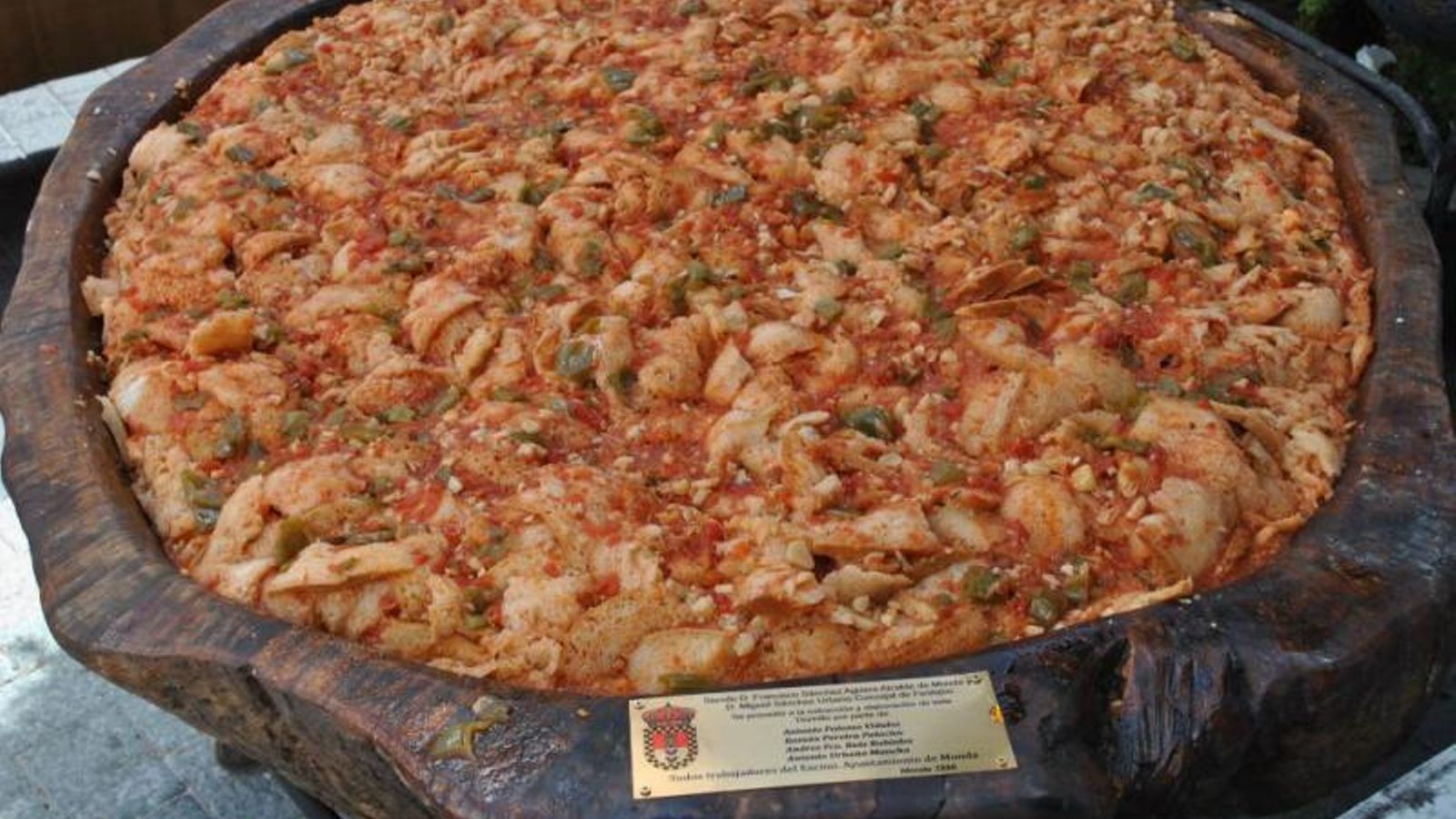 Una sopa mondeña. Una sopa mondeña.