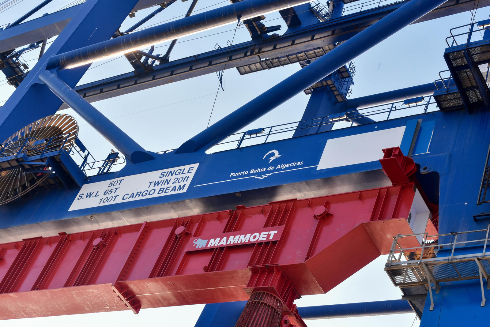 Calzos de la grúa denominados 'megajacks'