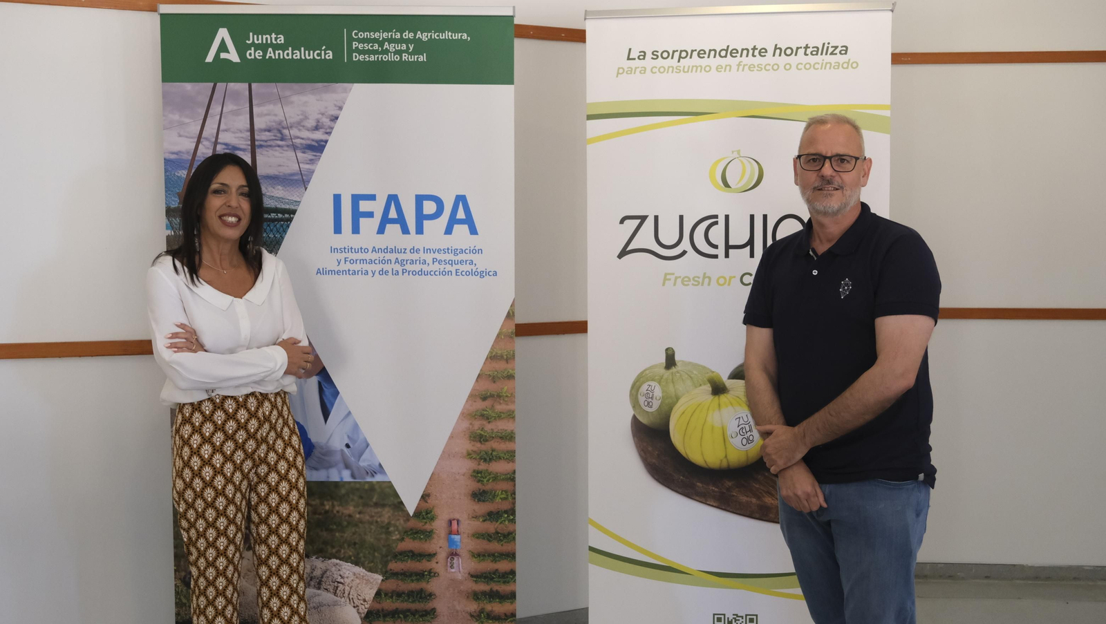Presentación del nuevo producto de Beyond Seeds, Zucchielo, en el IFAPA de La Mojonera