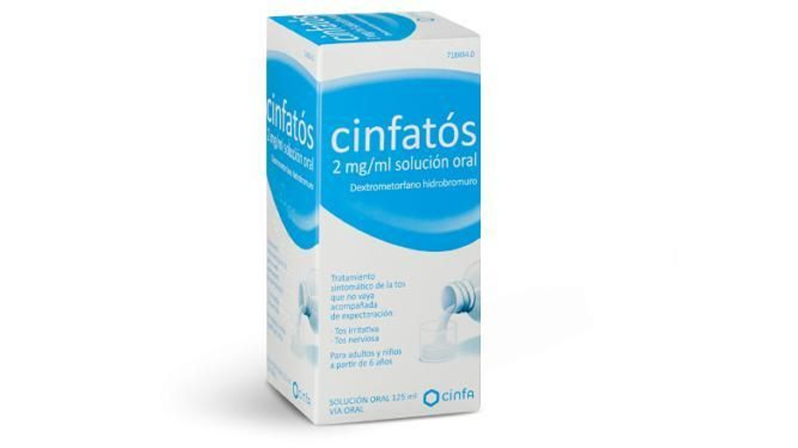 Cinfatós 2 mg/ml, el jarabe que calma la tos seca