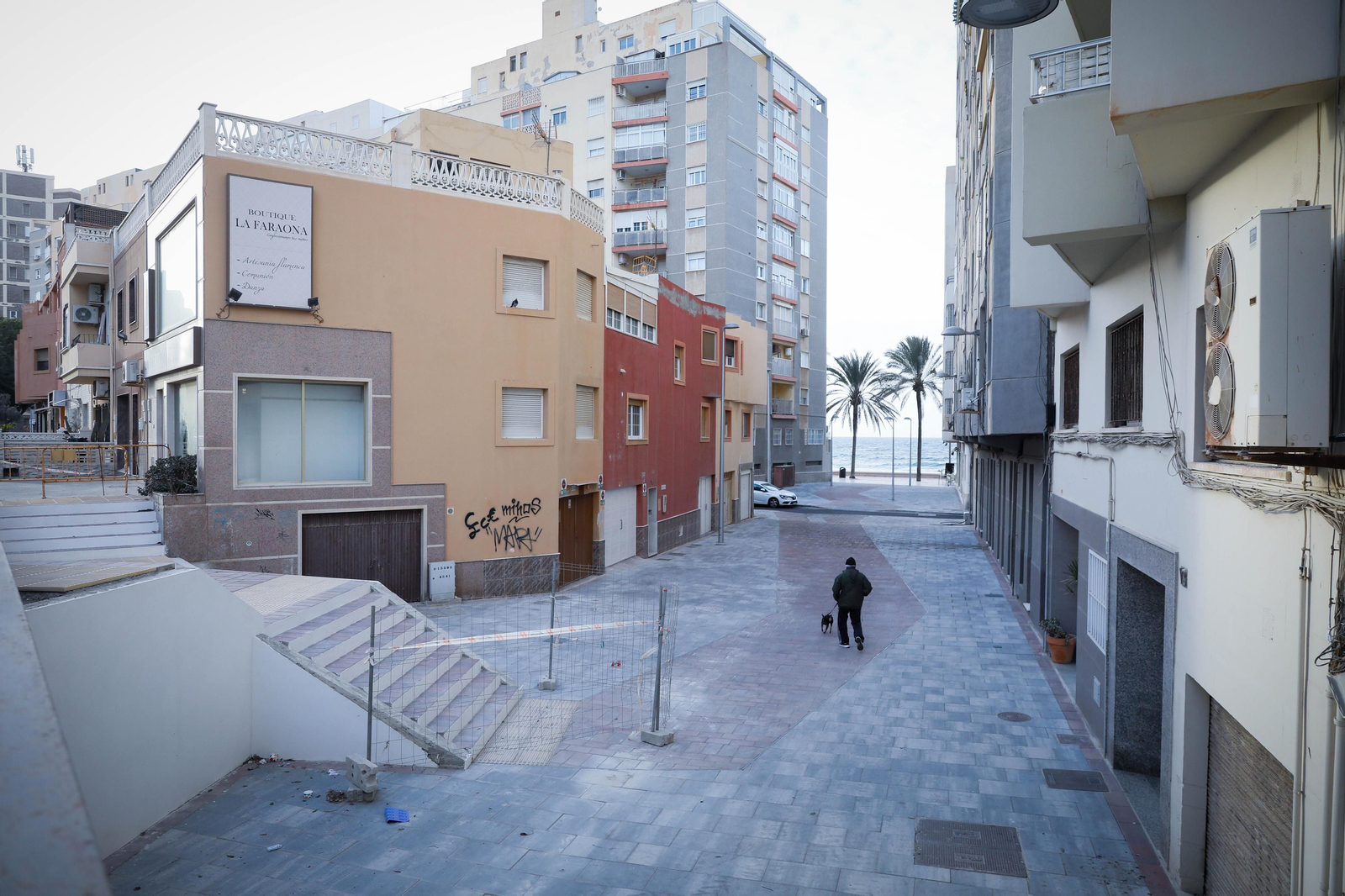Imágenes de las calles en obras