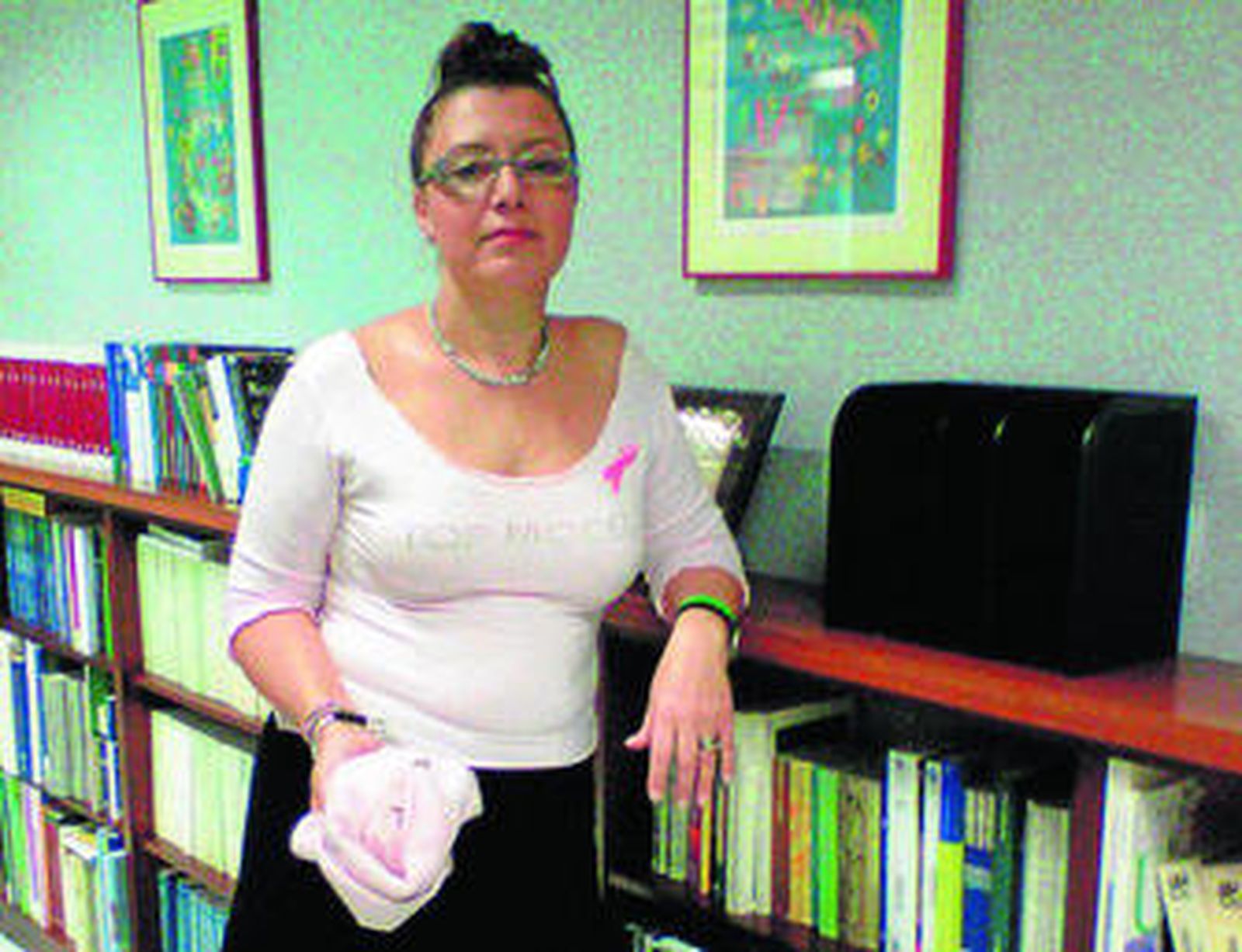 Laura Negrillo durante la entrevista a Diario de Almería.