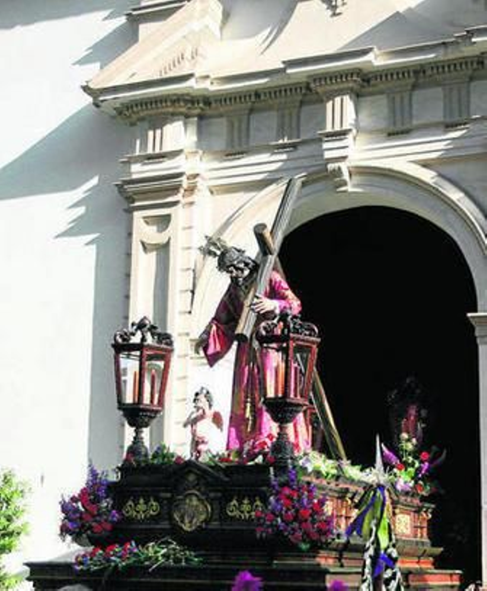 El Señor de la Redención, a su salida de la Concepción.