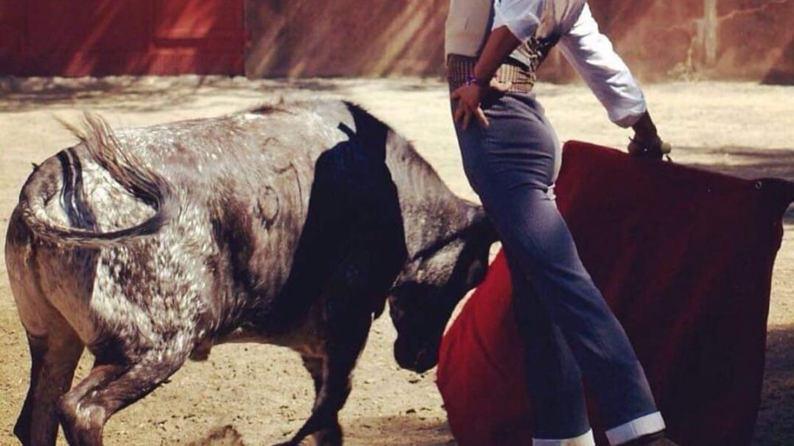 El corte del toreo sobre la mano derecha del joven profesional jerezano.