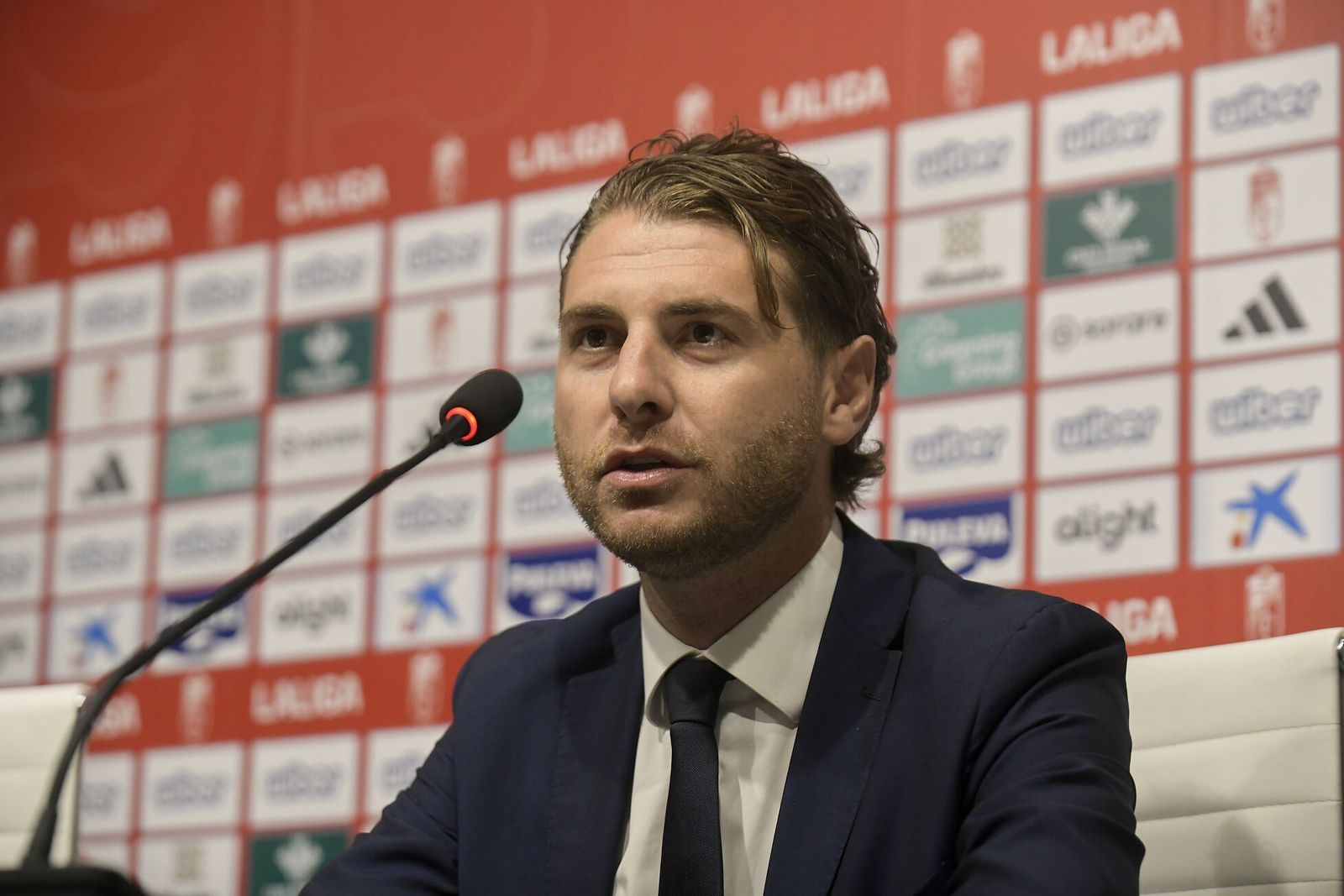 Matteo Tognozzi, en su presentación ante los medios