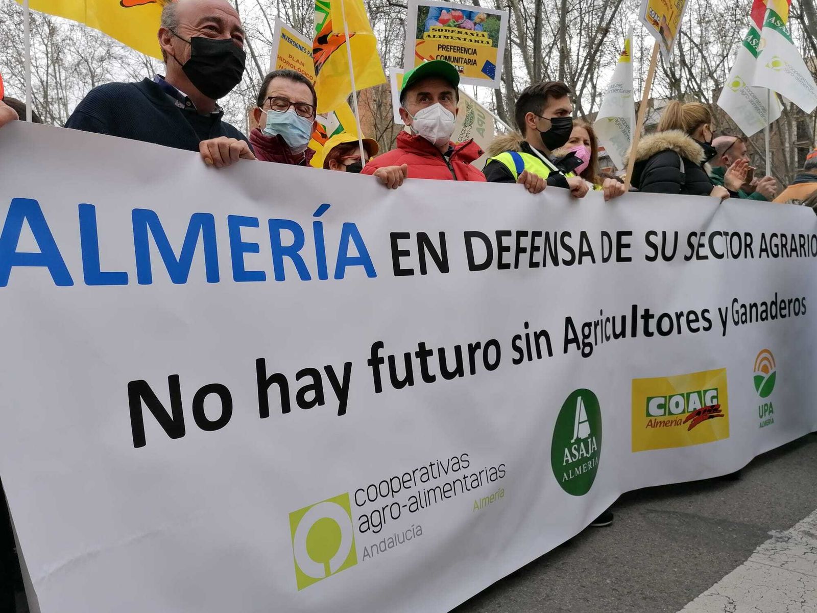 Fotogalería de la manifestación del campo almeriense