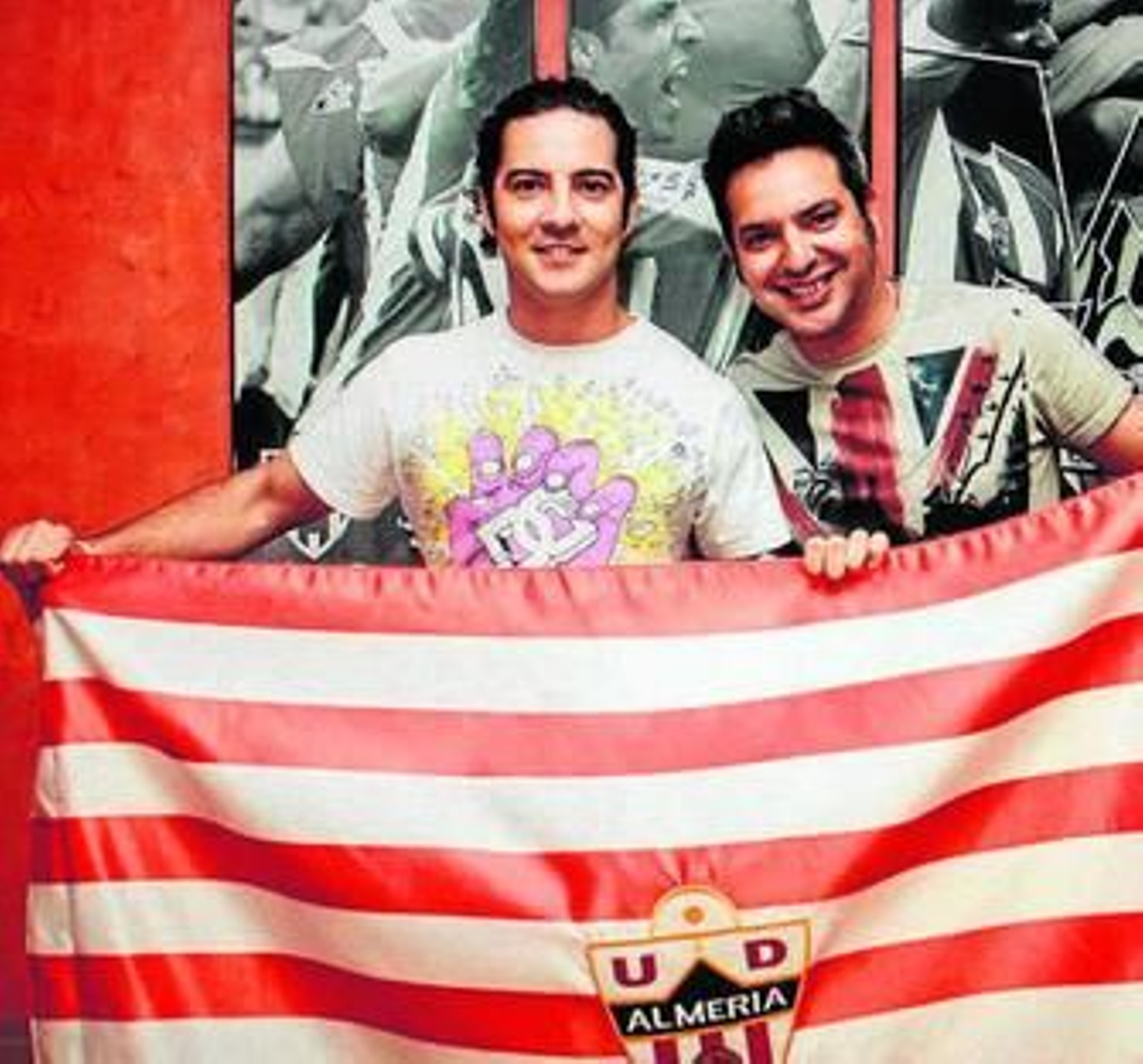 David Bisbal con Carlos Felipe Ortiz, dos grandes almerienses.