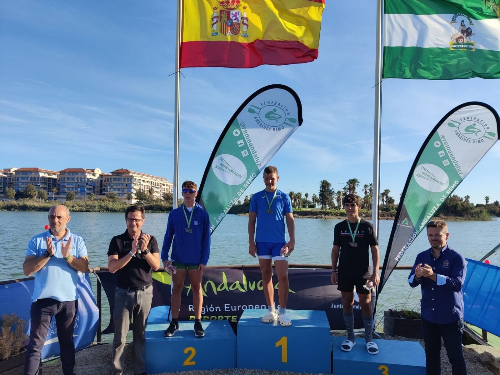 Uno de los podios del Campeonato de Andalucía