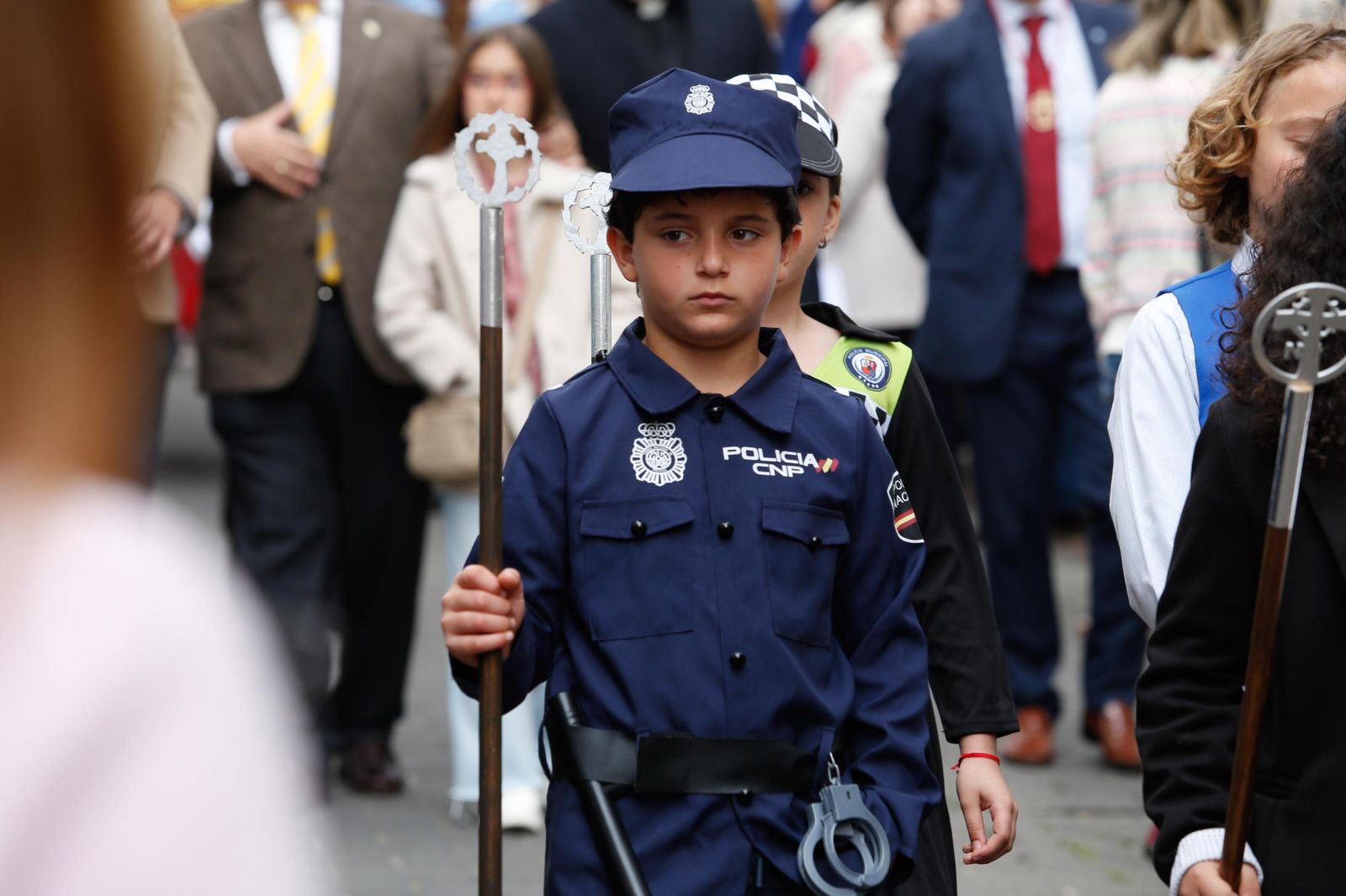 Fotos de la procesión infantil del colegio Nuestra Señora de los Milagros de Algeciras