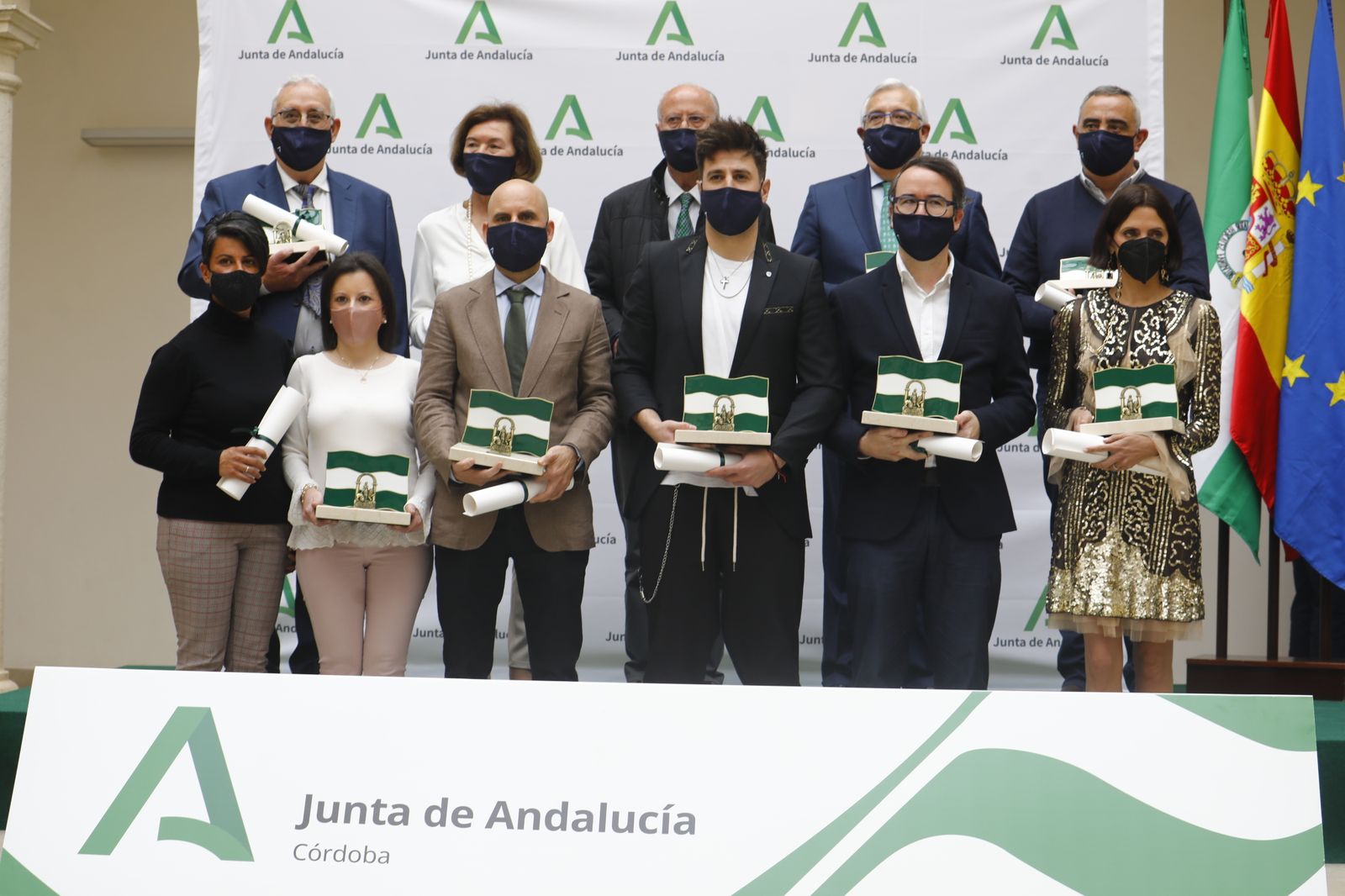 La entrega de las Banderas de Andalucía en Córdoba por el 28F, en imágenes