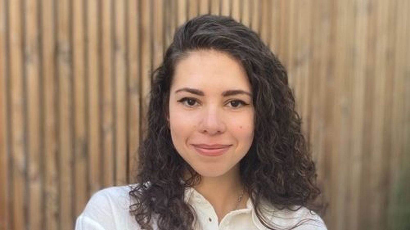 La joven Andrea García.